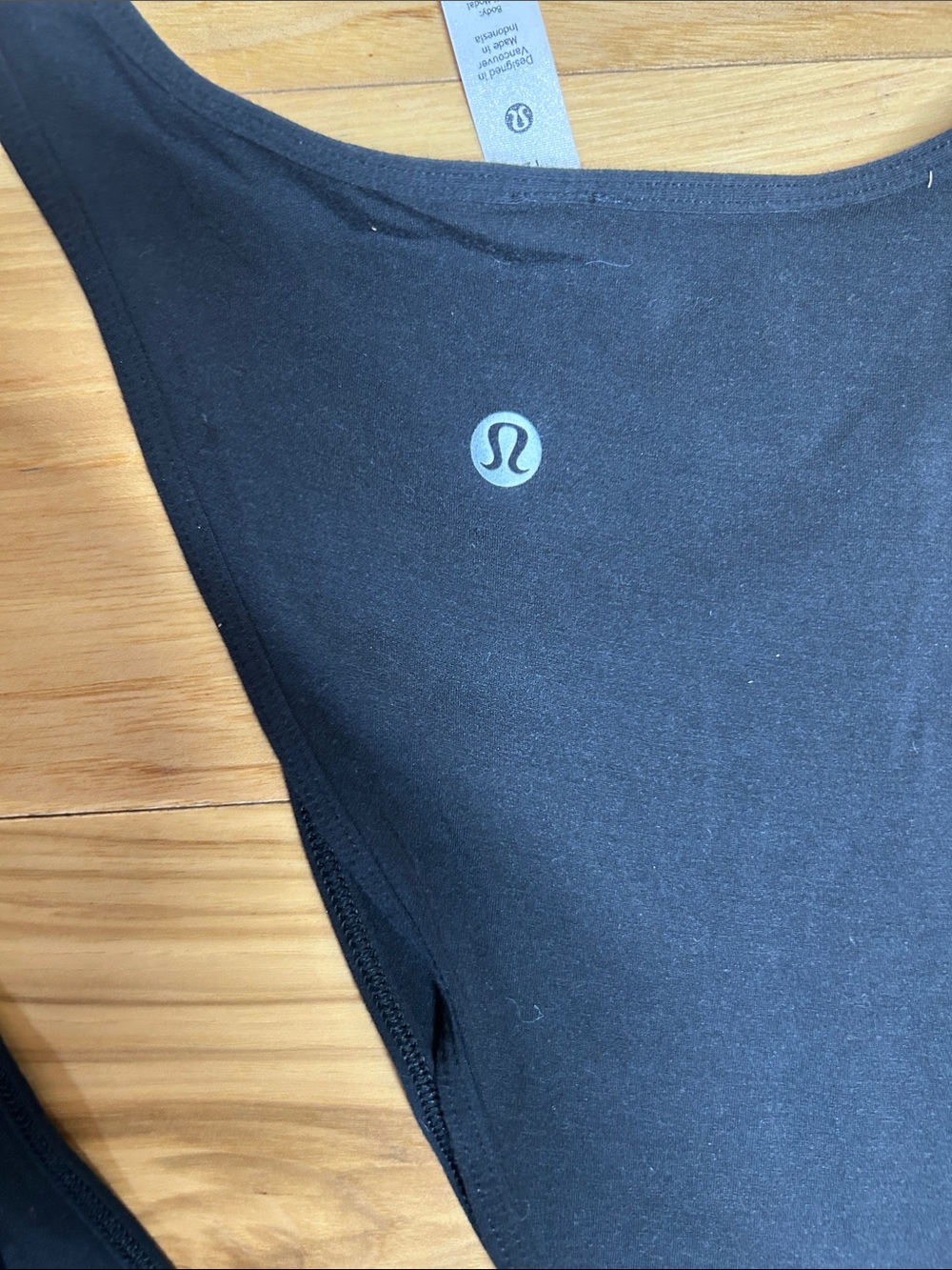 Lululemon Black One-Shoulder Tank Top | Size 12 - Picture 6 of 6